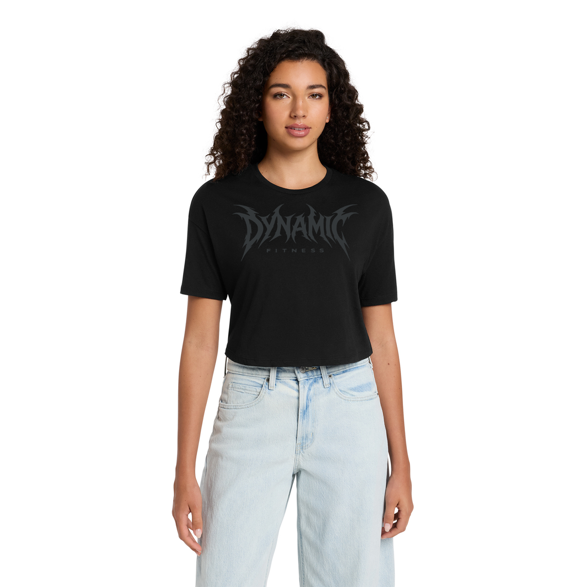 Blackout Ladies Crop Tee