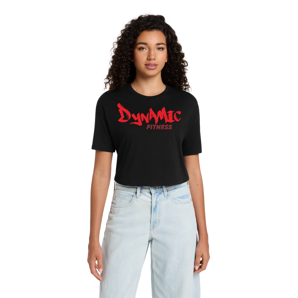Graffiti Ladies Crop Tee