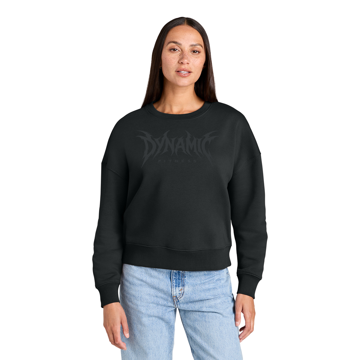 Blackout Ladies Crewneck Sweatshirt