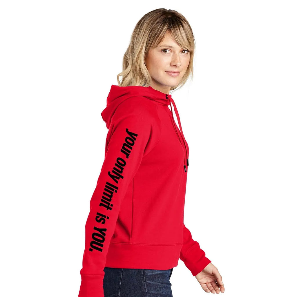 Ladies Lightweight French Terry Pullover Hoodie