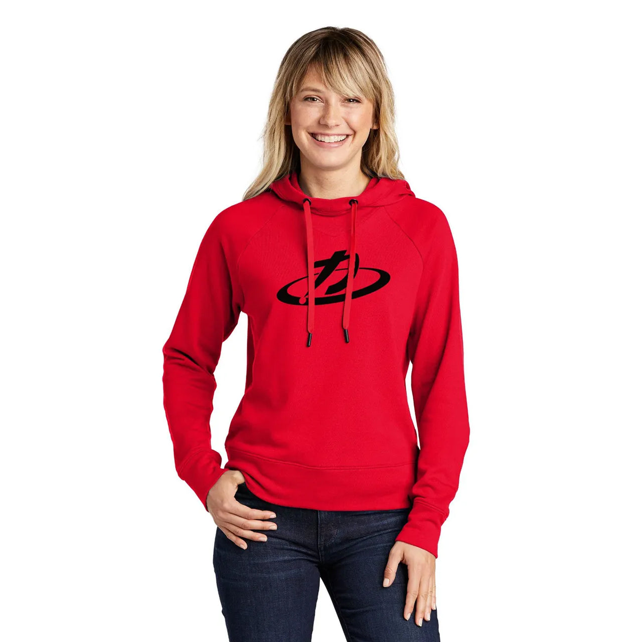 Ladies Lightweight French Terry Pullover Hoodie